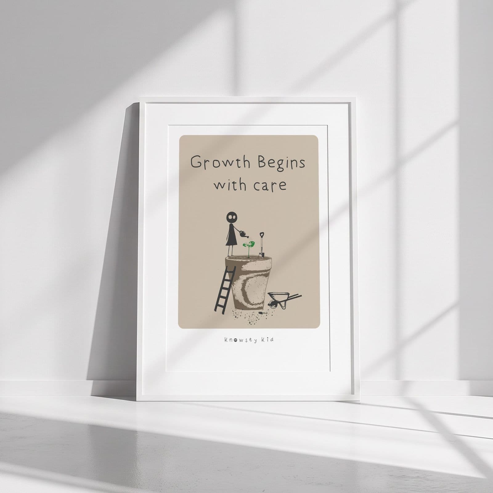 Growth Begins with Care poster