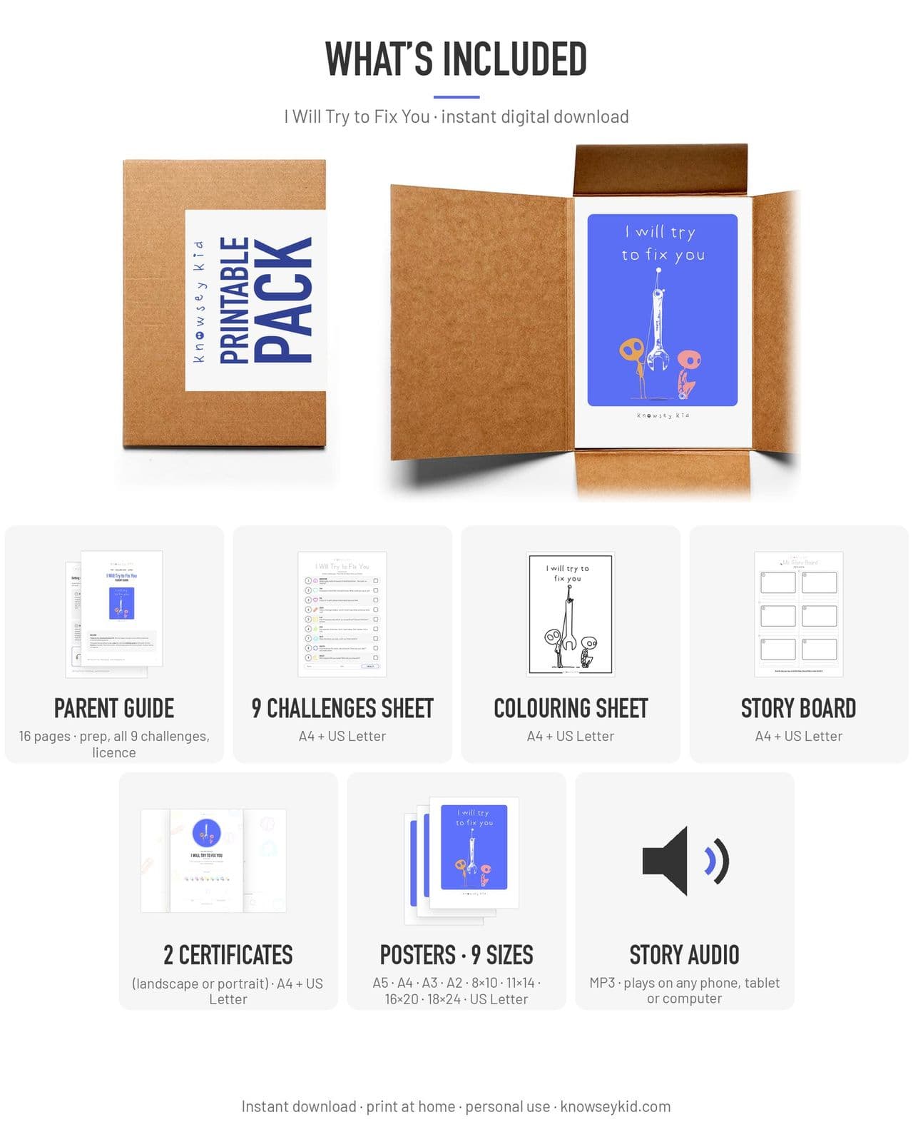 I Will Try to Fix You pack peek 2