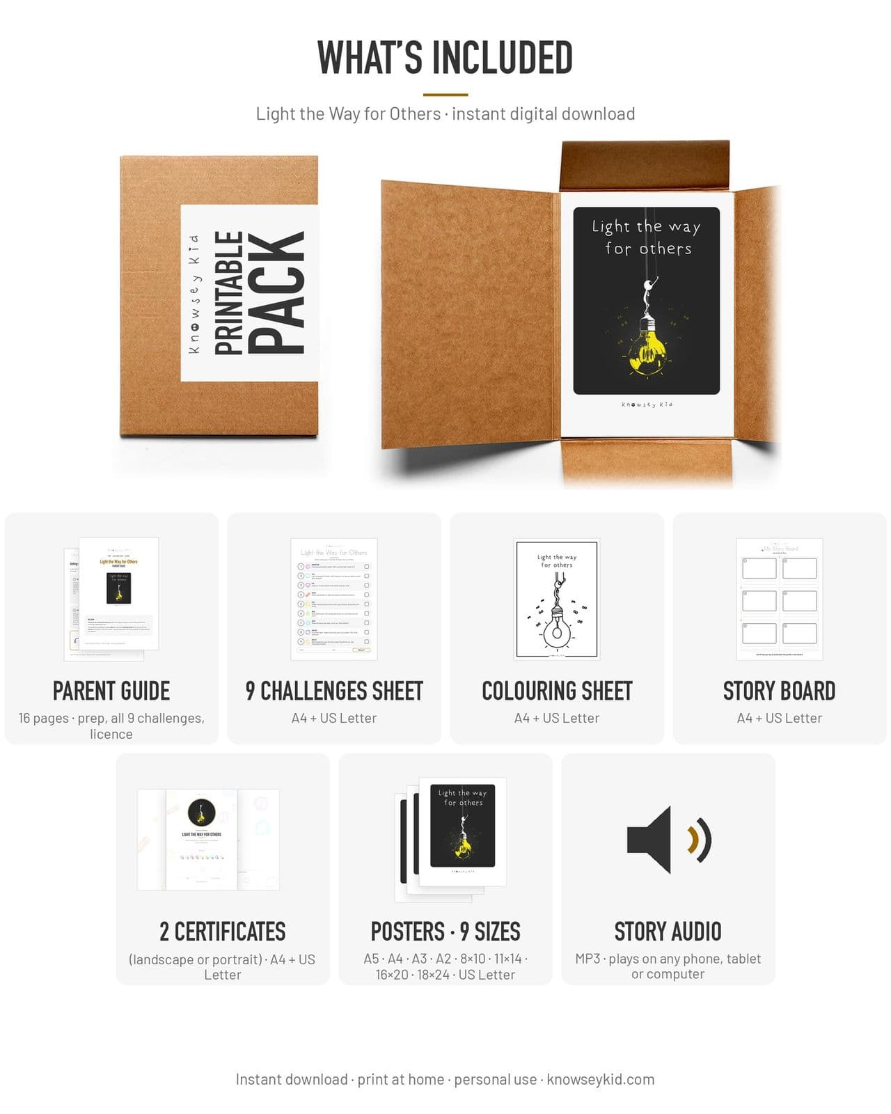 Light the Way for Others pack peek 2