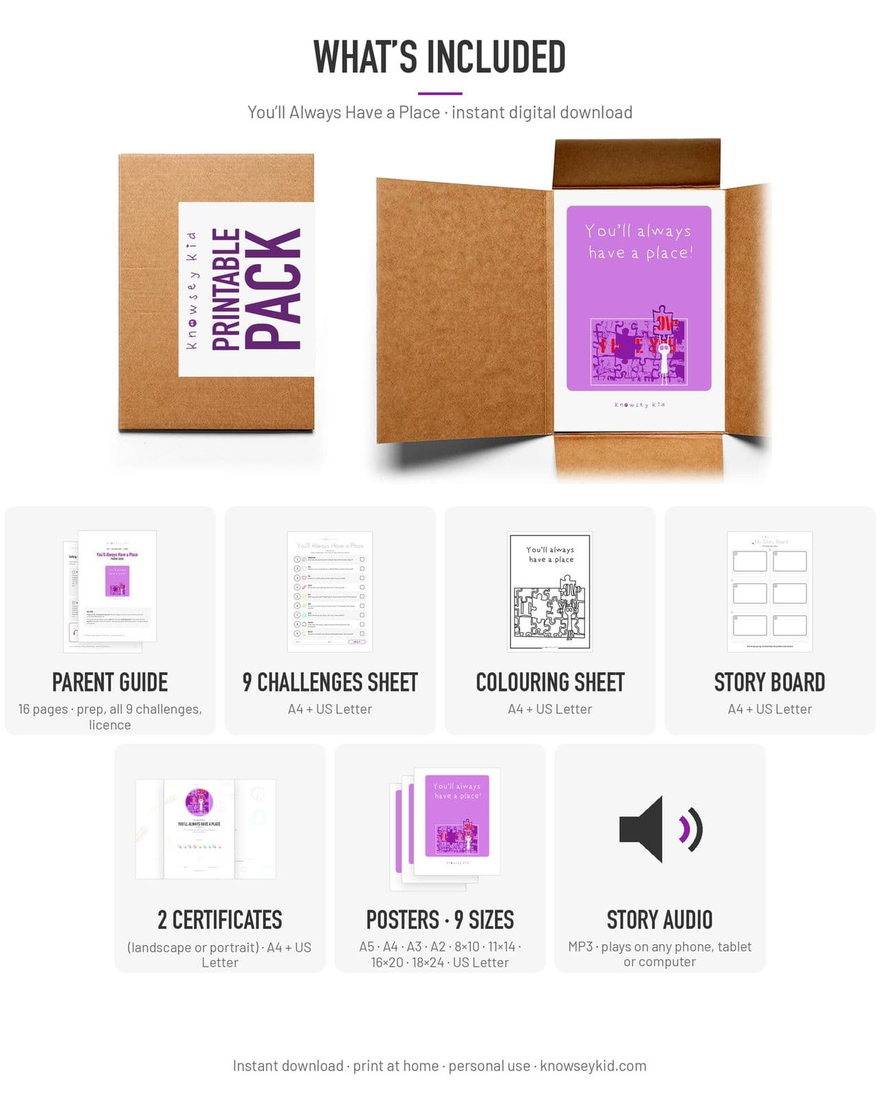 You'll Always Have a Place pack peek 2